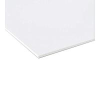 Panneau plaque Forex PVC blanc épaisseur 5 mm 50 x 50 cm