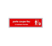 Panneau plexiglas 'Porte coupe-feu à maintenir fermée' - NOVAP - 4036564