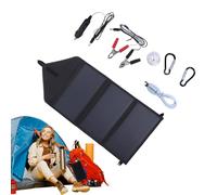 | Panneau Pliant Portable à Trois Sections | générateur Compact, Batterie Externe Autonome, Double Port USB, appareils d'alimentation, Camping, Voyage