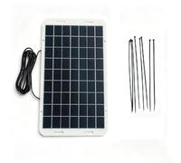 Panneau Portable 12W pour 12V Extérieur Panneau Portable 12W | Silicium polycristallin, sortie 12W stable, câble flexible, pour idéal maintenance batterie