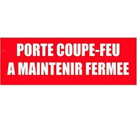 Panneau Porte coupe feu a maintenir fermée - Rigide 330x120mm - 4140520