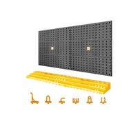 vidaXL Panneau porte-outils 500x1000 mm 50 crochets PP