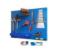 Panneau Porte outils métallique 1200x600 mm struct Bleu G