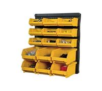 Panneau Porte Outils Mural - 15 Bacs à Becs Amovibles - Rangement et Stockage Outils et Quincaillerie - Art Plast