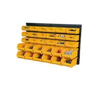 Panneau Porte Outils Mural - 30 Bacs à Becs Amovibles - Rangement et Stockage Outils et Quincaillerie - Art Plast