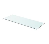 vidaXL Panneau d'étagère en verre transparent 70 x 25 cm