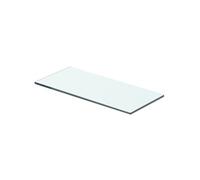 vidaXL Panneau pour étagère Verre transparent 40 x 12 cm