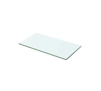 vidaXL Panneau pour étagère en verre transparent 50 x 20 cm