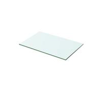 vidaXL Panneau pour étagère Verre transparent 50 x 25 cm