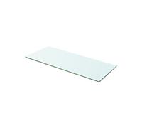 vidaXL Panneau pour étagère en verre transparent 60 x 20 cm – salon/chambre