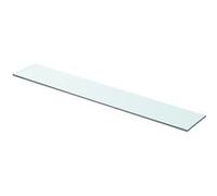 vidaXL Panneau pour étagère Verre Transparent 80 x 12 cm