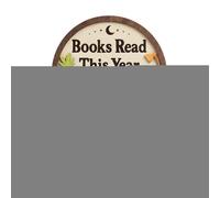 Panneau pour le et la progression de la lecture, décoration en bois pour bibliothèque, bibliothèque et zone de lecture - Compteur d'objectifs de lecture pour le contrôle du progrès, pour coin de