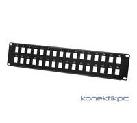 Panneau pour montage embases RJ45 nu - 32 ports