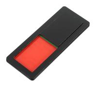Panneau Privé Magnétique ABS Noir pour Porte de Bureau, Statut Visible | Indication Rouge et Verte sans Texte, Contrôle de Salle de Réunion, Usage en Bureaux Administratifs