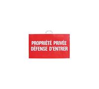 Generique Plaque signalisation Propriété privée - Défense d'entrer - 330 x 200 mm