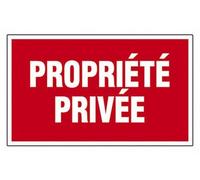 Panneau Propriété privée - Rigide 330x200mm - 4160481
