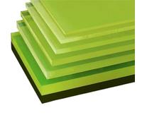 Panneau PU en polyuréthane, caoutchouc élastique en polyuréthane, plaque de coussin d'amortisseur en PU(200x200x3mm 2pcs)