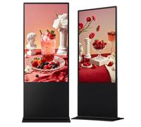 Panneau Publicitaire Vertical 43/49",Écran Ips Hd,Angle De Vision De 178°,Haut-Parleurs Intégrés,Ports Usb/Hdmi/Rj45,Lecture En Boucle,Écran Partagé Intelligent,Programmation Marche/Arrêt 43in