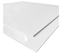 Panneau PVC Blanc 1,5 mm. Matière rigide à la découpe - 20 x 70 cm (200 x 700 mm) - Plaque PVC