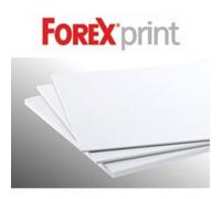 Panneau PVC FOREXPRINT 1 face adhésive - 5mm - 50x75cm