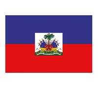 Panneau PVC Format 15x10cm drapeau de pays nation haiti épaisseur 5mm