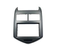 Panneau Radio Façade 2 DIN 7 Pouces Autoradio Stéréo avec Système Audio Navigation Kit Tableau Bord pour Aveo pour Sonic 2011-2015(Gris)