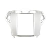 Panneau Radio Kit Cadre Stéréo 9,7 Pouces pour Mondeo 2007-2010 Façade Centrale Avant Câble CANbus Inclus(Argent)