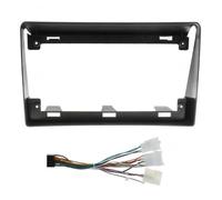 Panneau Radio Kit Fixation Autoradio Tableau Bord avec Adaptateur Câble Façade Cadre 9 Pouces pour Toyota Hilux pour Pick Up 1997-2004(Câble de Cadre)