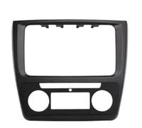Panneau radio stéréo/Compatible avec Skoda Yeti 2014-17 : Kit de conversion navigation DVD, façade modifiée Wild Emperor points hauts et bas(Black)