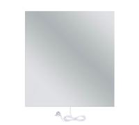 Panneau Rayonnant Électrique en verre, Miroir, Puissance 400 Watts, 60cm x 60cm, Montage Mural, Chaleur Infrarouge