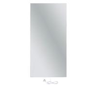 Panneau Rayonnant Électrique Finition Miroir WarmlyYours, 800 W, 60x120 cm | Panneau chauffant infrarouge mural en verre miroir, chaleur radiante silencieuse et écoénergétique, intérieurs modernes