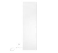 Panneau Rayonnant Électrique WarmlyYours, chaleur infrarouge, blanc, 400 W, 30x120 cm, fonctionnement silencieux, fixé au mur, en aluminium