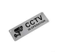 Panneau réfléchissant CCTV en aluminium avec finition imperméable et trous pré-percés pour un montage simple aux visiteurs et aux occupants (1 pièce)