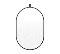 Panneau Réflecteur Portable, 100x150cm | Réfléchissant, Réflecteur Double Face avec Sac Rangement, Noir, pour Studio