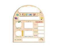 Panneau réglable Retour à l'éducation avec cadre en bois pour la croissance chaque année