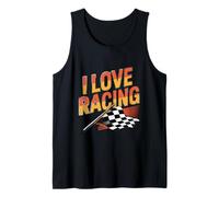 Panneau rétro « I Love Racing So Much » Débardeur