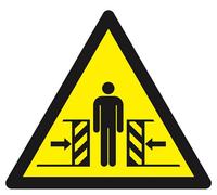 Panneau rigide DANGER, ECRASEMENT 300X300X300MM TALIAPLAST - 629362