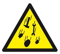Panneau rigide DANGER RISQUE DE CHUTE DE MATERIEL 100X100X100MM TALIAPLAST - 629910