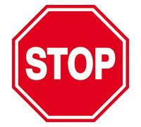 Panneau rigide STOP D.80mm TALIAPLAST - 624208
