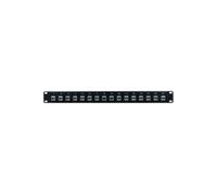 Panneau RJ45 CAT5E complet - 16 ports blindé