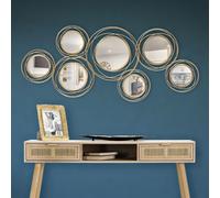 PANNEAU ROND OR/MIROIR