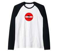 Panneau Routier Amusant « Do Not Enter » Manche Raglan