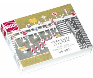 Panneau routier Busch 6027 H0 jeu kit 1 set