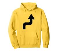 Panneau Routier Dangerous Curves Sweat à Capuche