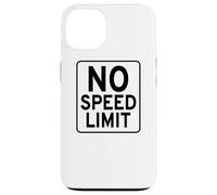 Panneau Routier « No Speed Limit » Coque pour iPhone 13