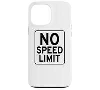 Panneau Routier « No Speed Limit » Coque pour iPhone 13 Pro Max