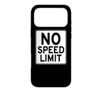 Panneau Routier « No Speed Limit » Coque pour iPhone 17 Pro Max