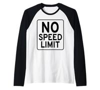Panneau Routier « No Speed Limit » Manche Raglan