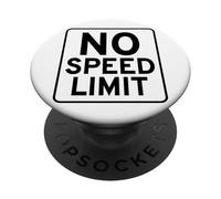Panneau Routier « No Speed Limit » PopSockets PopGrip Adhésif