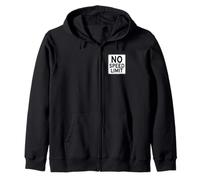 Panneau Routier « No Speed Limit » Sweat à Capuche
